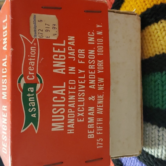 Vintage a Santa creation musical angel - Picture 7 of 8